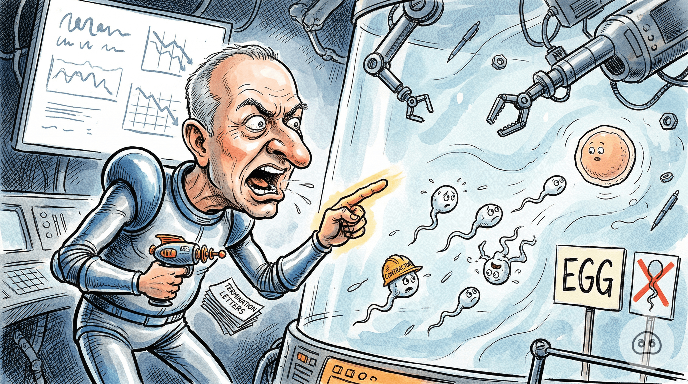 Tech Billionaire Threatens To Lay Off Own Gametes After They Refuse To Navigate Zero-G Environment