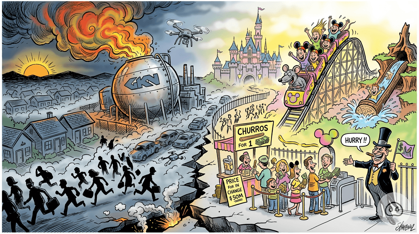 Disneyland Remains Open Despite Evacuation Of Six Cities Over Unstable Chemical Tank