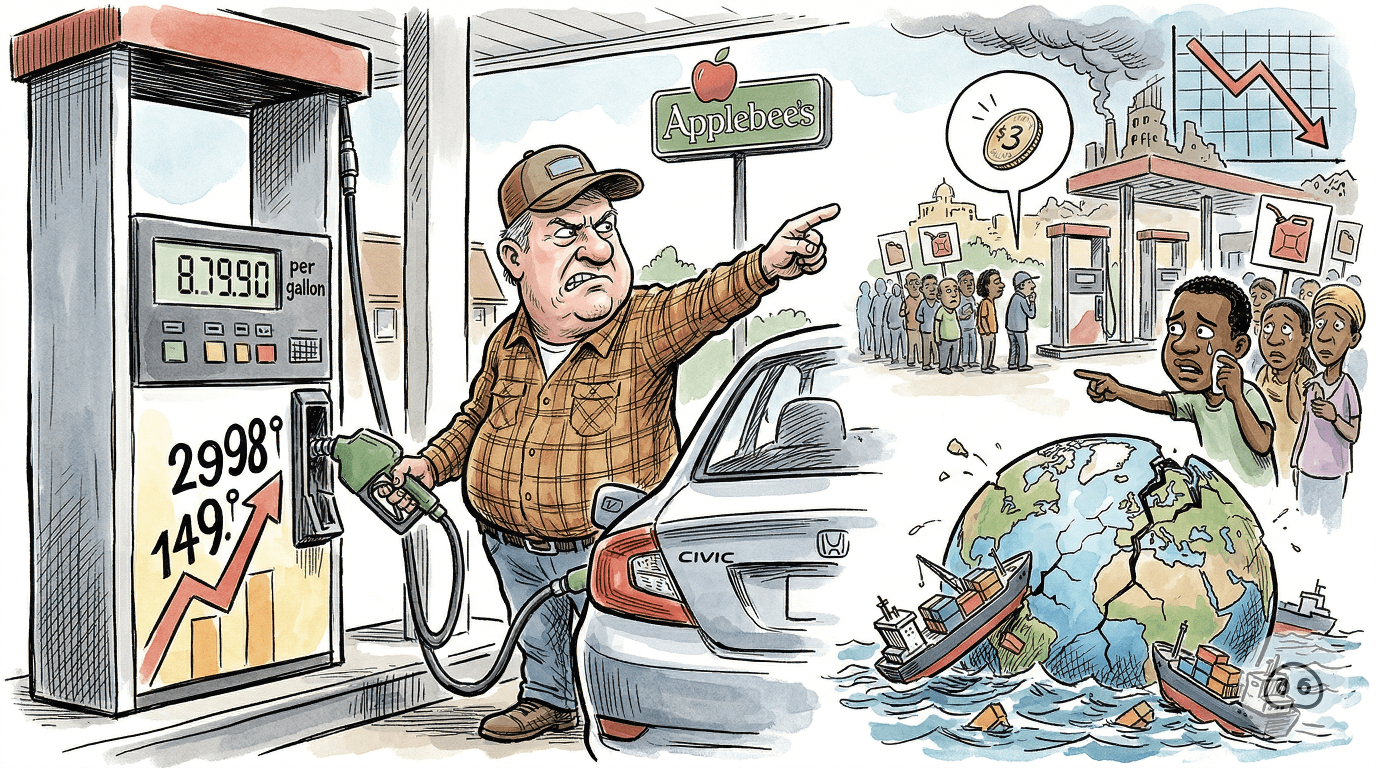Complete Collapse Of Global Maritime Economy Inconveniences Ohio Man's Drive To Applebee's