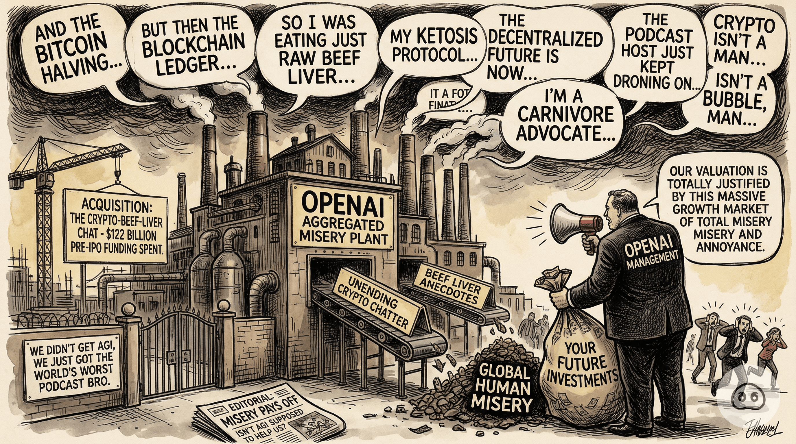 OpenAI Justifies $852 Billion Valuation By Acquiring The Only Asset Capable Of Expanding Humanity's Misery