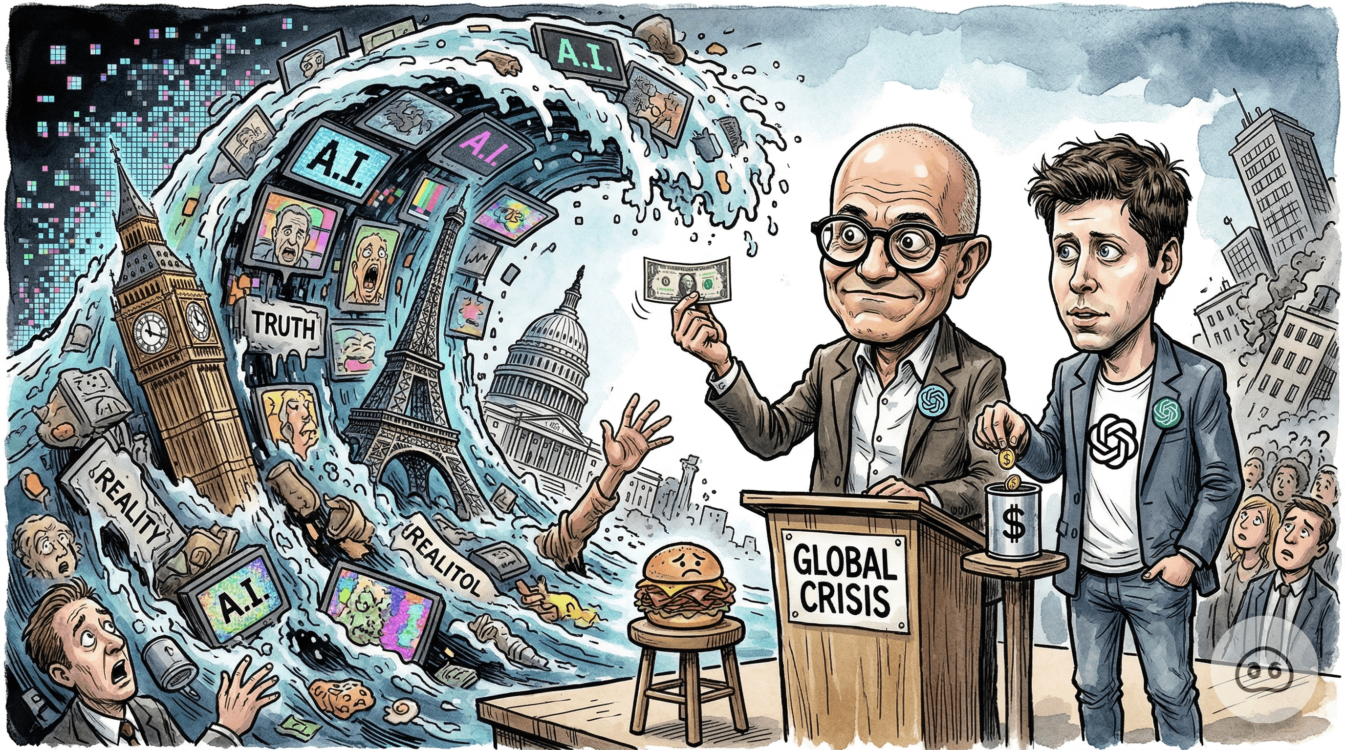 Tech Giants To Combat $100 Billion Global Information Collapse With Budget Of Single Suburban Arby’s Franchise
