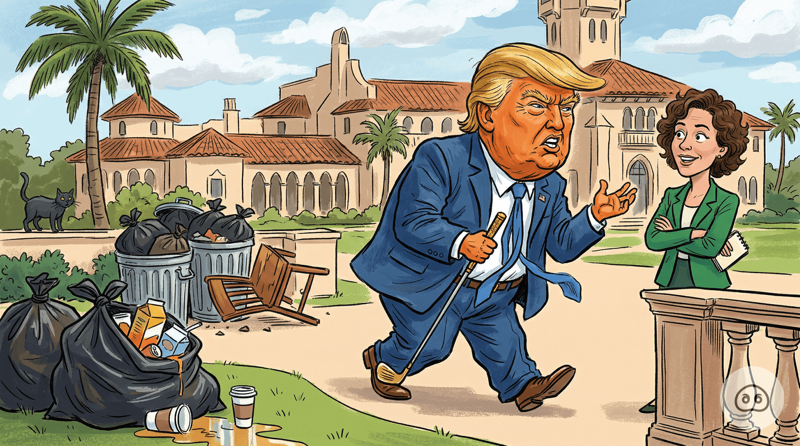 Local Constituent Donald Trump Horrified To Discover He Must Now Complain To A Democrat About Missed Trash Pickup