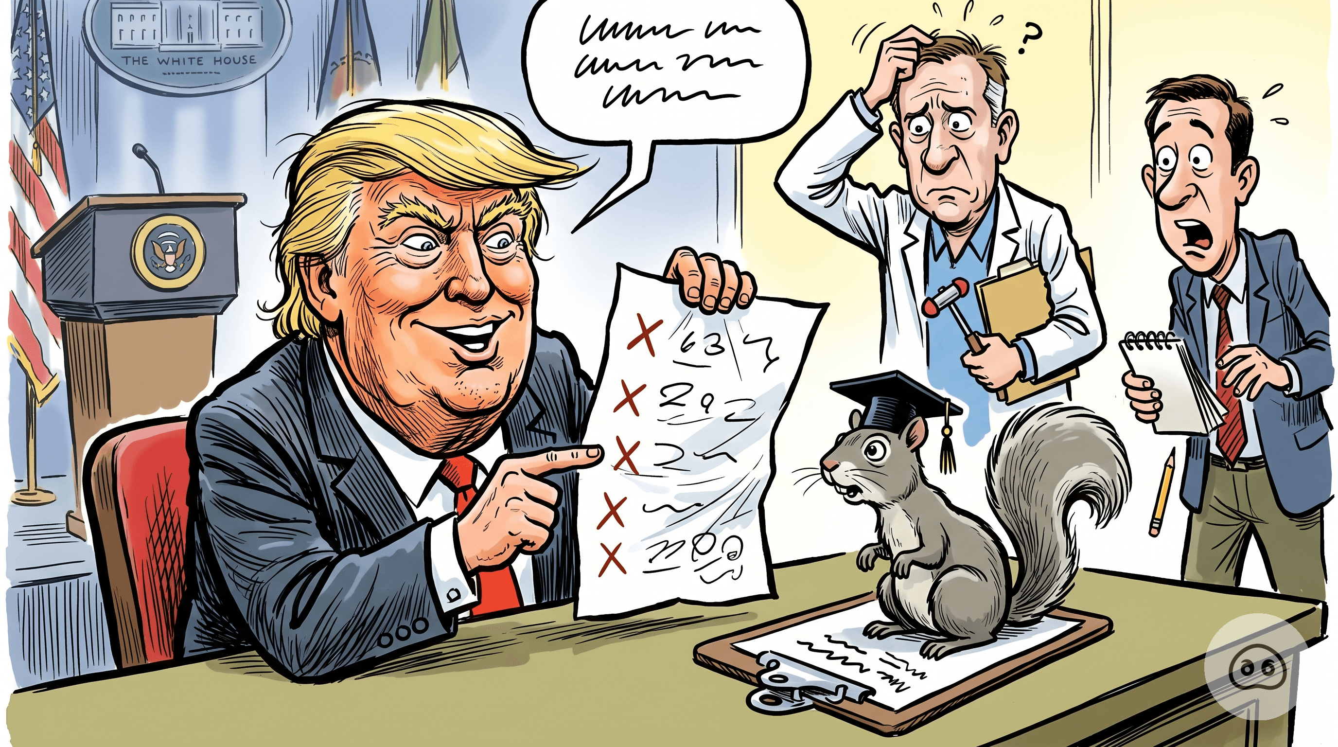 Trump Brags About Acing Cognitive Test That Features Imaginary Squirrel