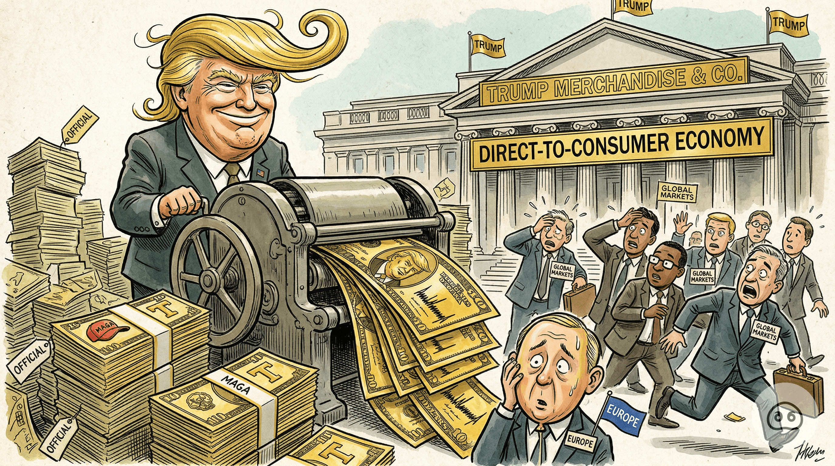 Value Of US Dollar Plummets After Being Reclassified As Official Trump Merchandise